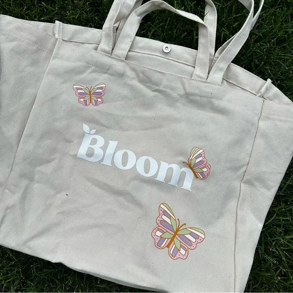 Bloom Nutrition High Quality Tote bag purse shoulder bag tote summer trending - Picture 3 of 7